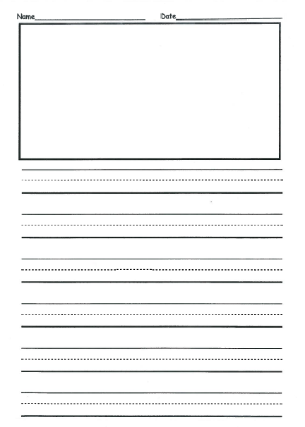 Primary Handwriting Paper - All Kids Network